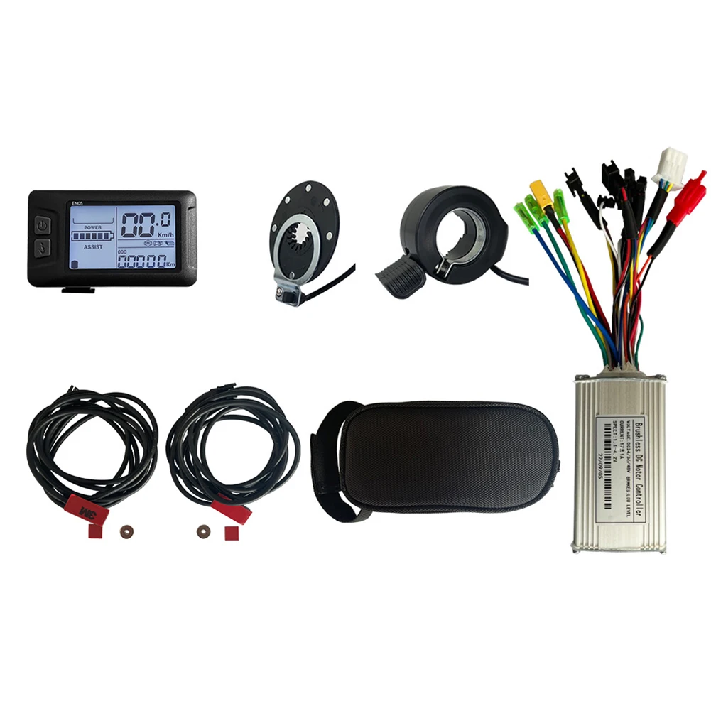 

1 Set Ebike 17A Controller System MTB Scooter EN05 LCD Display 250W 350W Three Mode Controller System E-Scooter Cycling Accessor