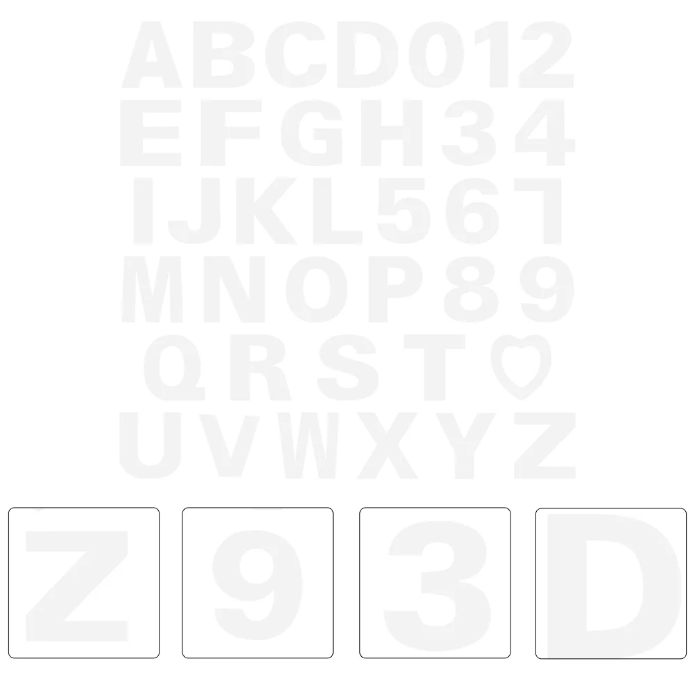 

Cake Number Baking Stencils Molds Template Painting Wedding Digital Mold Anniversary 3D Alphabet Templates Cupcake Letter
