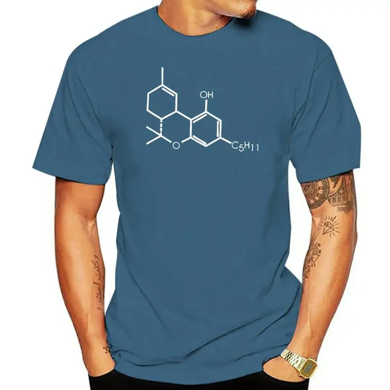 

Branded Tee Shirt Online 2022 THC Chemical Equationplant Smoke 420 Grass Weed Pot T Shirt Mens Hop Design Your Own T-Shirt