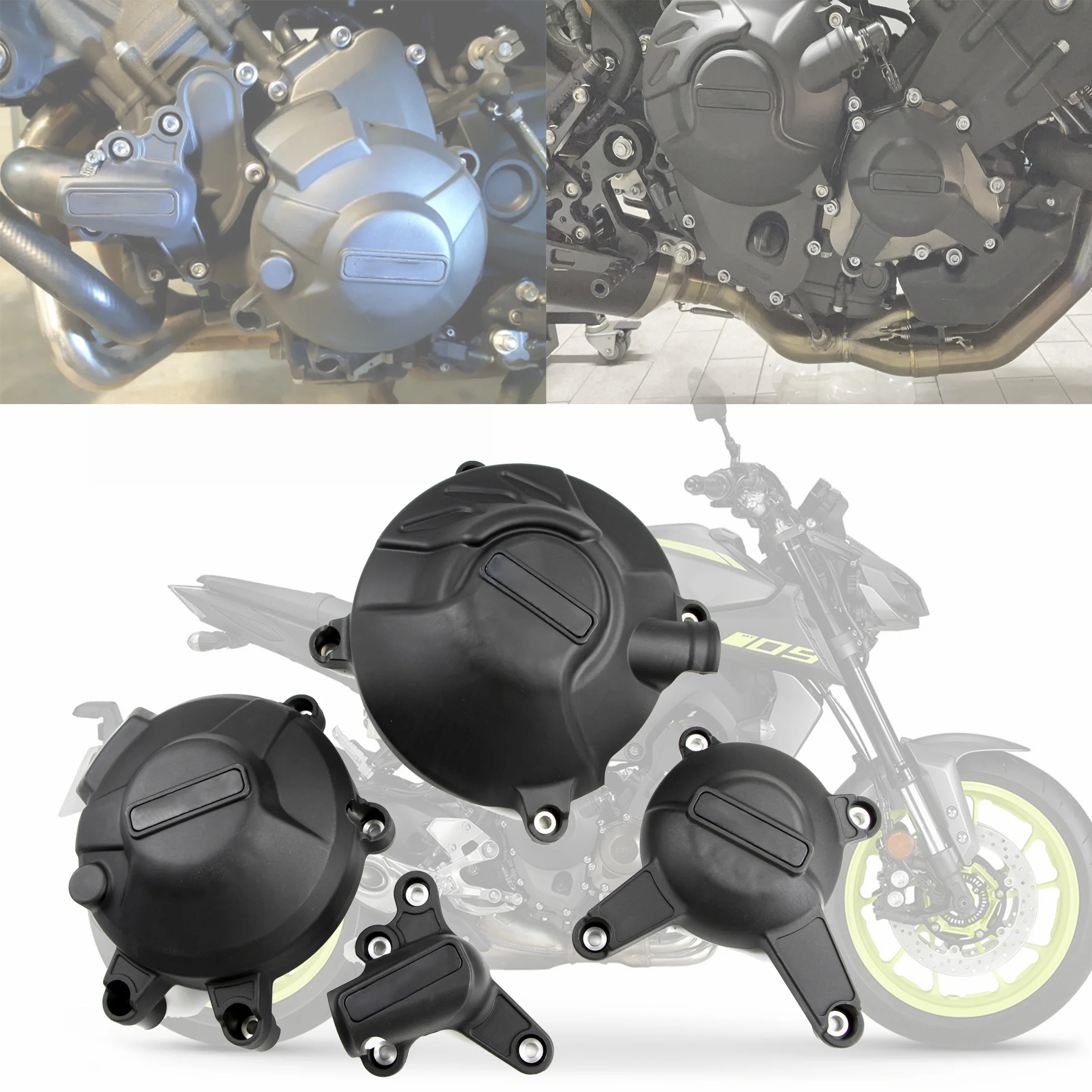 

Защита крышки двигателя для YAMAHA XSR900 FZ09 MT09 M-09 2014-2020, защита от ударов