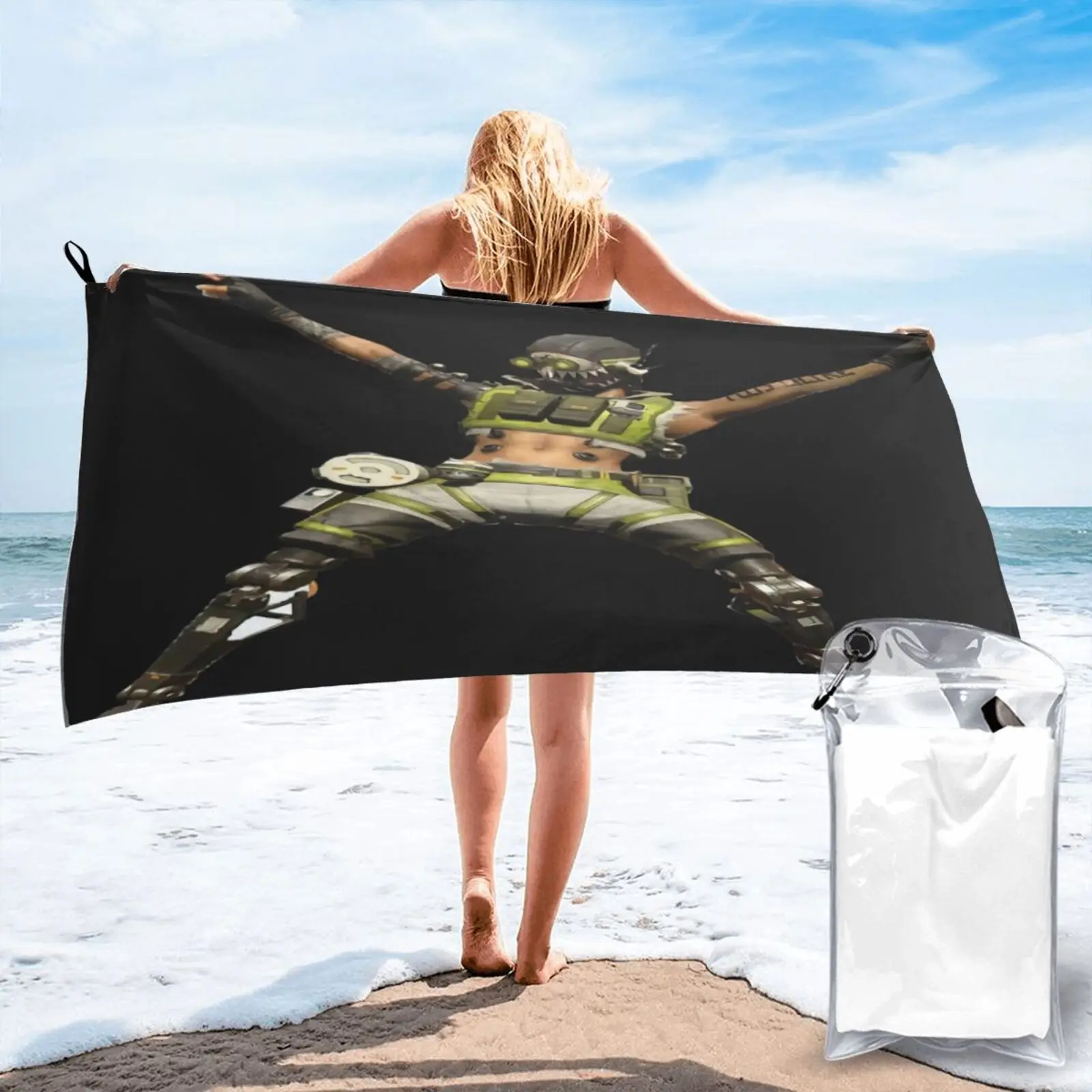 

Apex Legends Octane Gaming Beach Towel Bath And Shower Kitchen Towels For The Beach Bathrobe Female Beach Mat Large Bath Towel