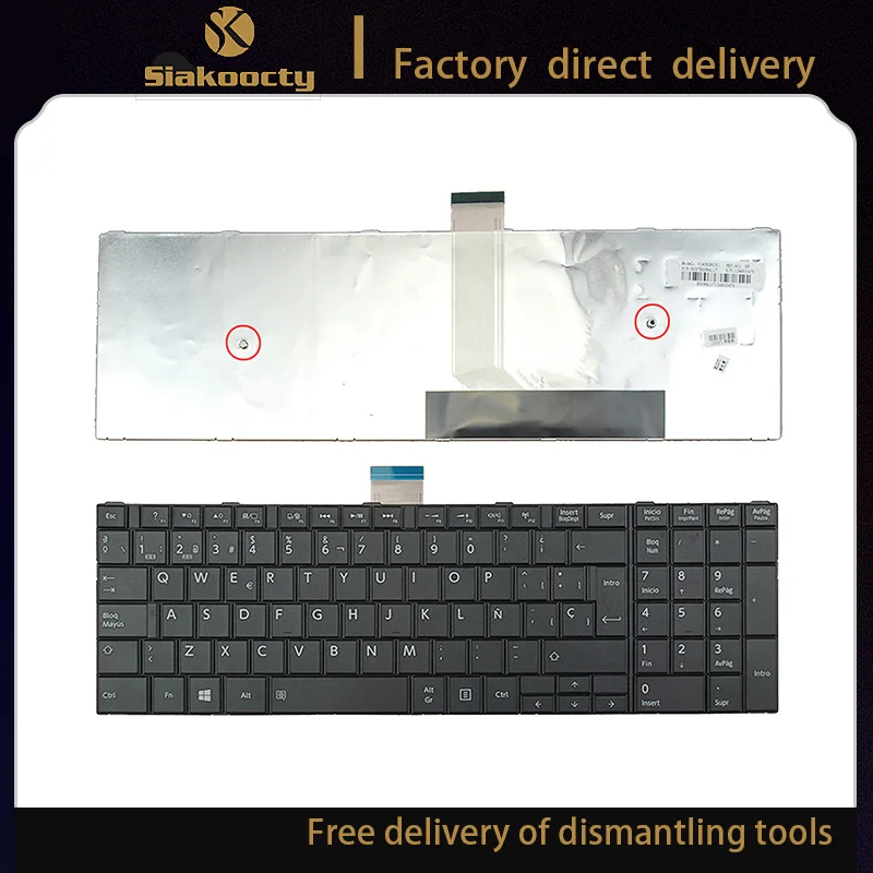 Новая клавиатура SP для Toshiba Satellite C50-A,C50D-A,C50T-A,C55-A,C55D-A