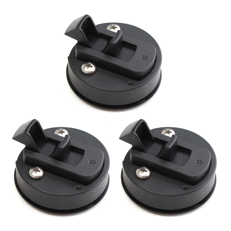 

3X Slam Latch Hatch Round Pull Latch 1/2Inch Door Replace M1-63 RV Marine