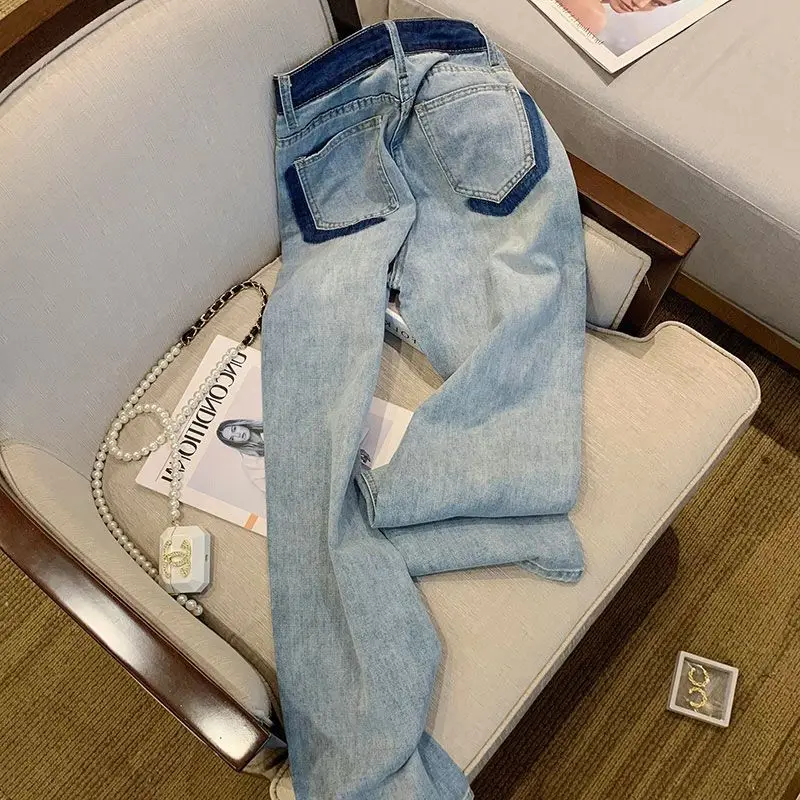 

Straight Jeans Summer Thin Section 2022 New High Waist Loose Skinny Design Sense Niche Wide Leg Pants