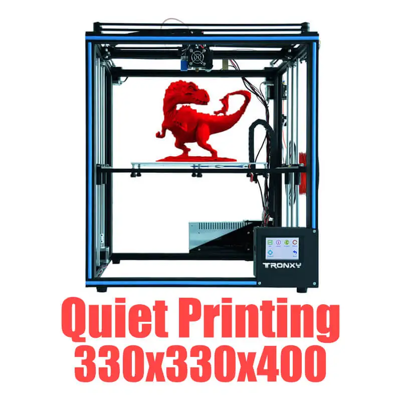 

3D-принтер Tronxy X5SA, тихая печать, высокая точность, возобновление печати, сбои питания, подогрев стола, алюминиевая кровать, сенсорный экран, К...