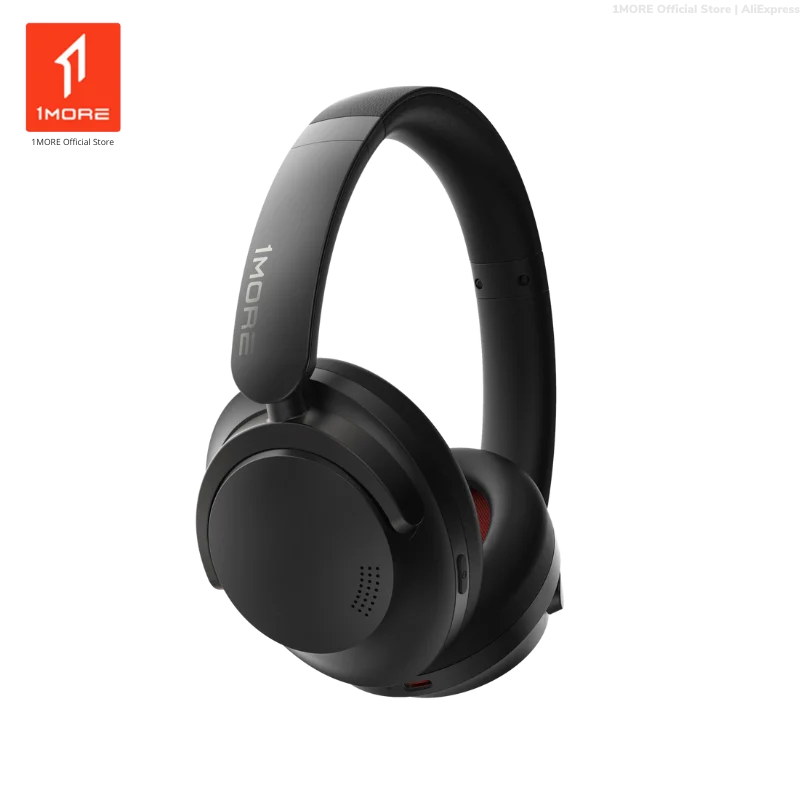 1MORE SONOFLOW Hybrid ANC Bluetooth Headphones, Hi-Res LDAC AAC 12 EQ, 70H Battery, Connect 2 Devices, 5 Microphones Clear Call