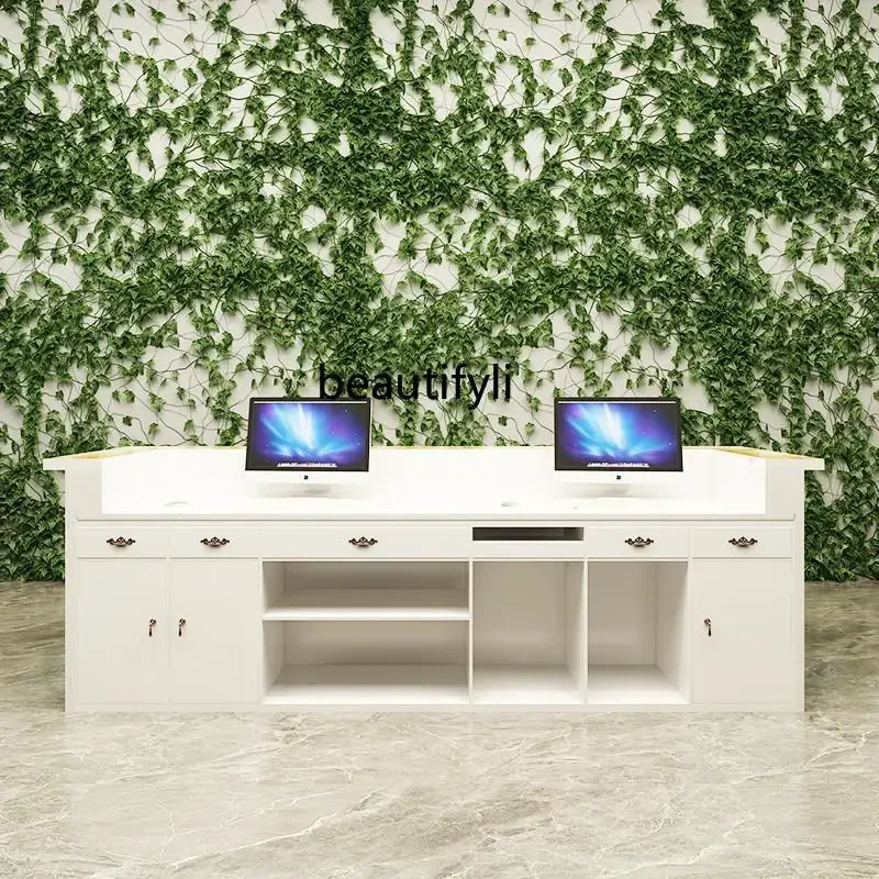 Простой современный изогнутый барный столик Салон красоты Оздоровье Клуб