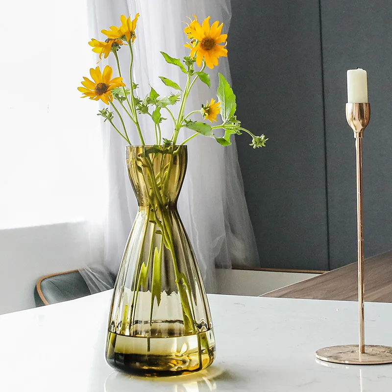 

Скандинавский минималистичный стиль Instagram стеклянные сушеные цветы Гидропонные художественные украшения Настольная комната свадебное ук...