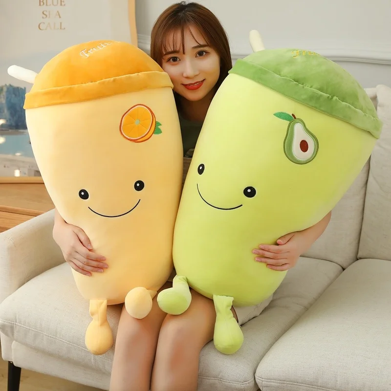 

50 см Kawaii Плюшевые пузырьки чайная чашка в форме подушки игрушки мягкий плюшевый сок Чашка мягкая подушка детские игрушки подарок для девочек