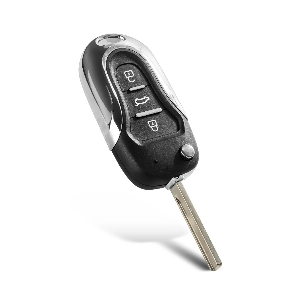 Фото Модифицированный корпус KEYYOU для дистанционного ключа для Hyundai I20 I30 IX35 I35 Accent Kia Picanto Sportage K5, складной Автомобильный ключ с 3 кнопками №4
