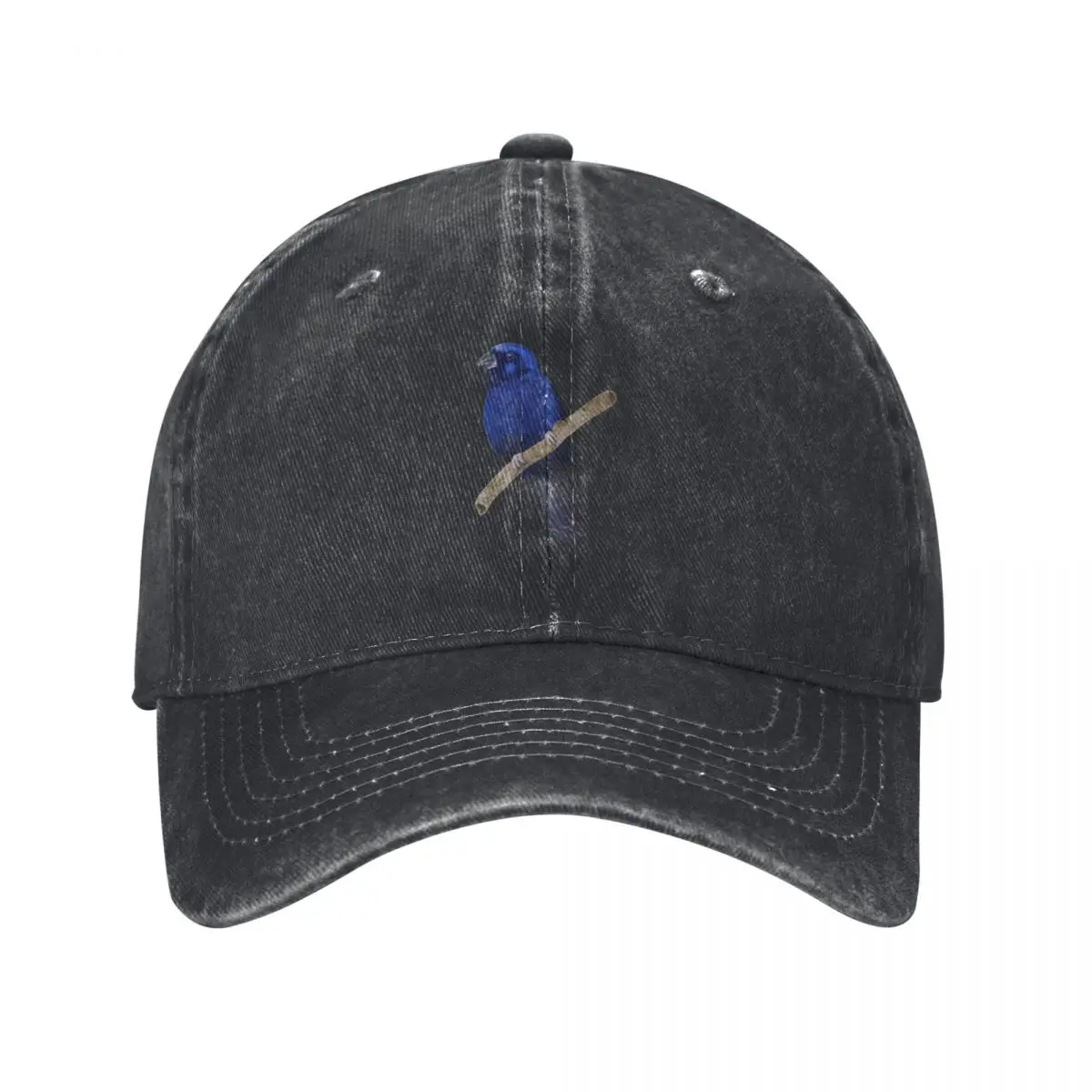 Ultramarine Grosbeak Bird бейсболка из хлопка