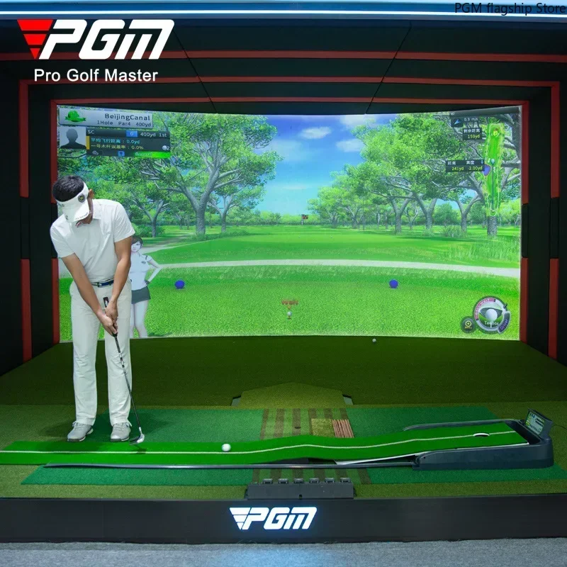 Фото PGM Golf Electric Putting Practice Device Пульт дистанционного управления Подъемная голосовая трансляция Автоматическая практика подсчета/записи TL038 №4