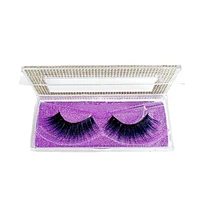 s series of false eyelashes natural cross thick and long extension fluffy plump light soft new diamond appearance box