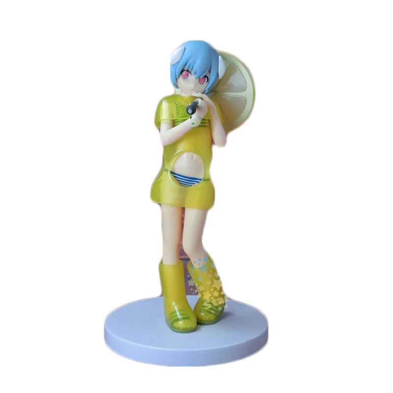 

Anime Figure EVA Evangelion Ayanami Rei Action Figure Fruit Clothes Figure Model Toy Collection Ornaments
