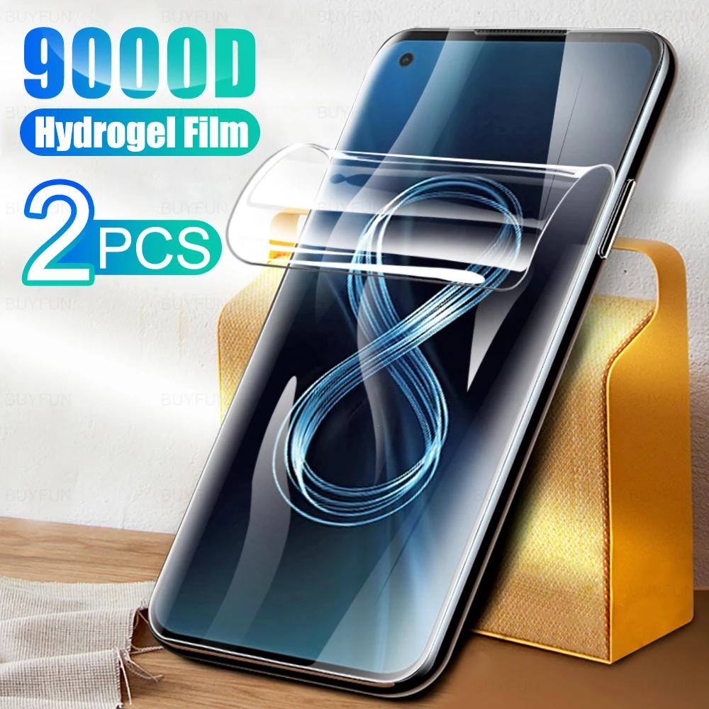 

2pcs Hydrogel Films for Asus Zenfone 8 Soft Frost Film not Protective Glass for Asus Zenfone 8 Flip Screen Protect Cover 9000D