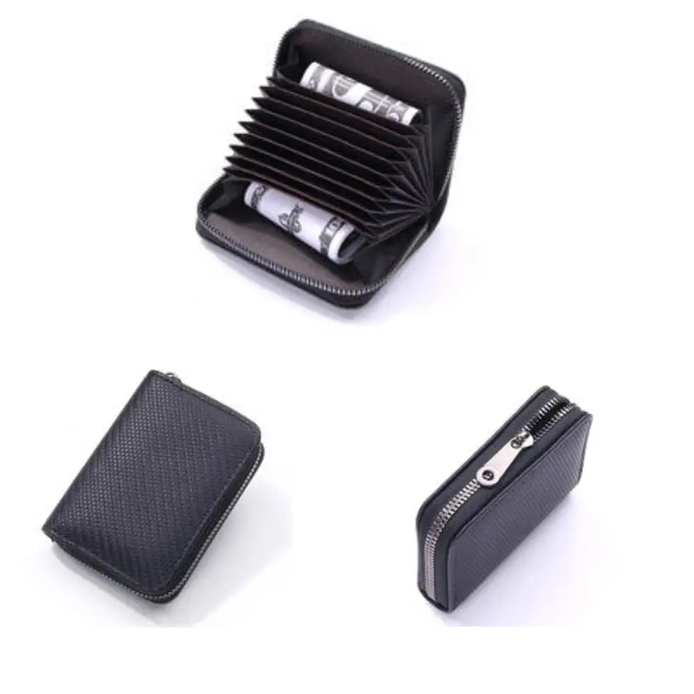 

Men's Short Wallet Portable Zipper Coin Purse Card Holder Multi Slot Organ Card Case Business Id Credit Card Bag Women 2022 New