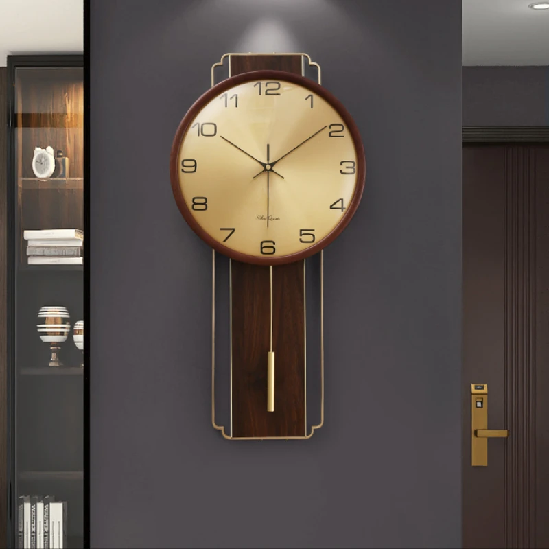 

Wall Clock Restaurant Net Red Clock Living Room High Grade Creative Clock Quartz Clock Decoration Wall