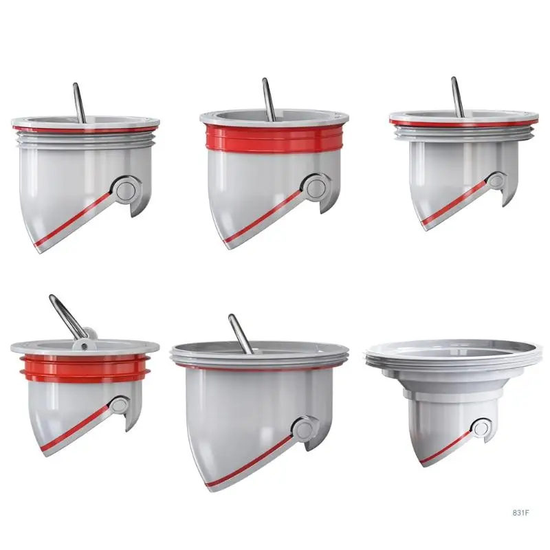 

Kitchen Floor Strainer Plugs Filter Fast Drainage Anti-Backflow Odor Filter Universal Floor Drain Artifact Hair Catchers