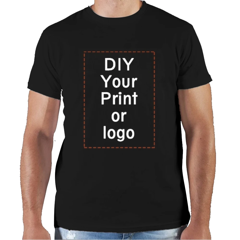 

Short Sleeve O-neck Men T-shirt Tops Tee Customized Print Your Own Design Brand Unisex mens t shirt for men tshirt homme