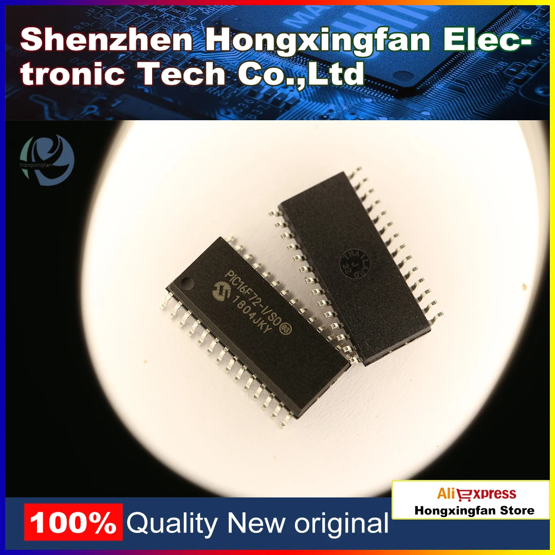 

10PCS PIC16F72-I/SO 8-bit flash microcontroller SOP-28 MCU chip IC Integrated Circuit