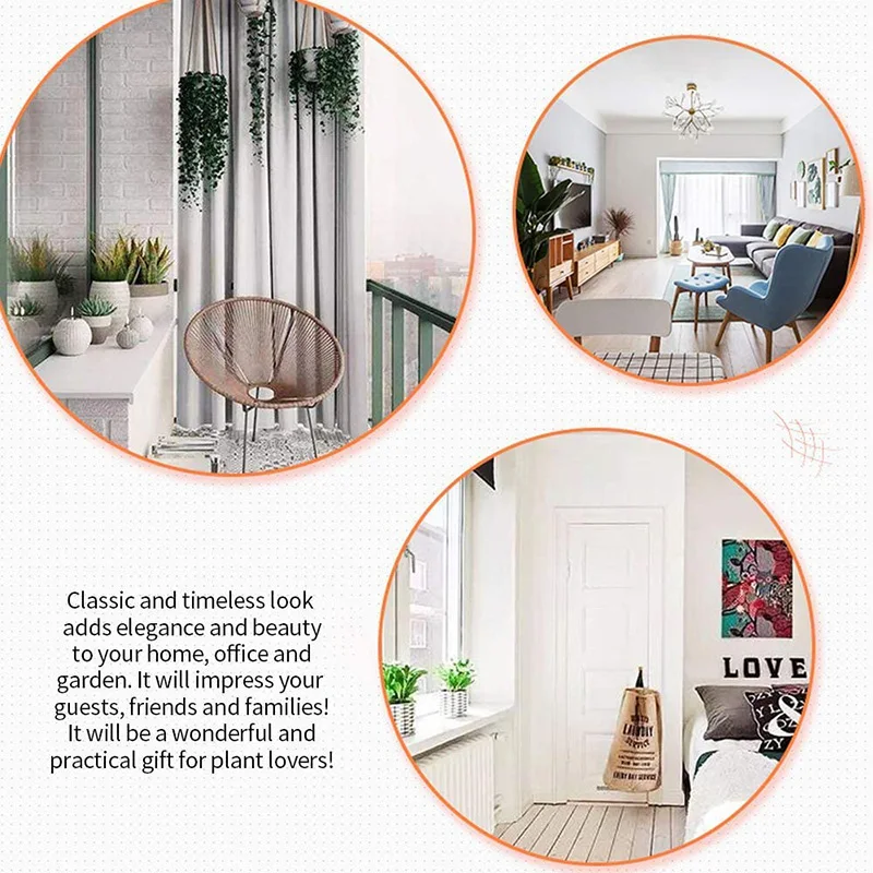 Акция! Кружевная вешалка для растений комнатная хлопковая подставка цветов