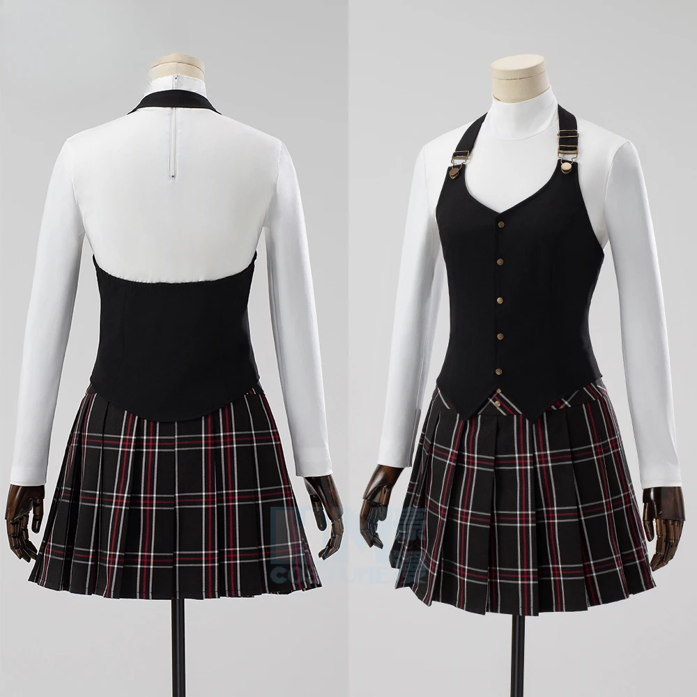 Костюм для косплея Persona 5 королева Makoto Niijima сексуальная юбка топ девочек полный