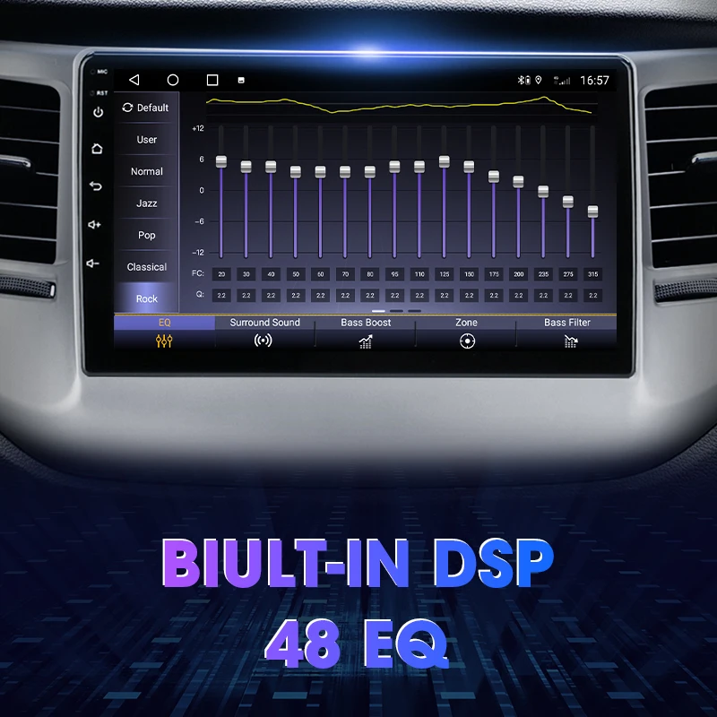 JMCQ Android 11 4G 2 Din для Hyundai Tucson IX35 3 2015-2018 автомобильное Стерео Радио мультимедийный