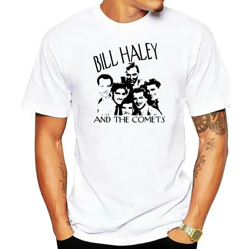 

Bill Haley & Die Comets T-Shirt Roll Legend Novelty Cool Tops Men Short Sleeve T Shirt Animal Punk Tops 100% Cotton