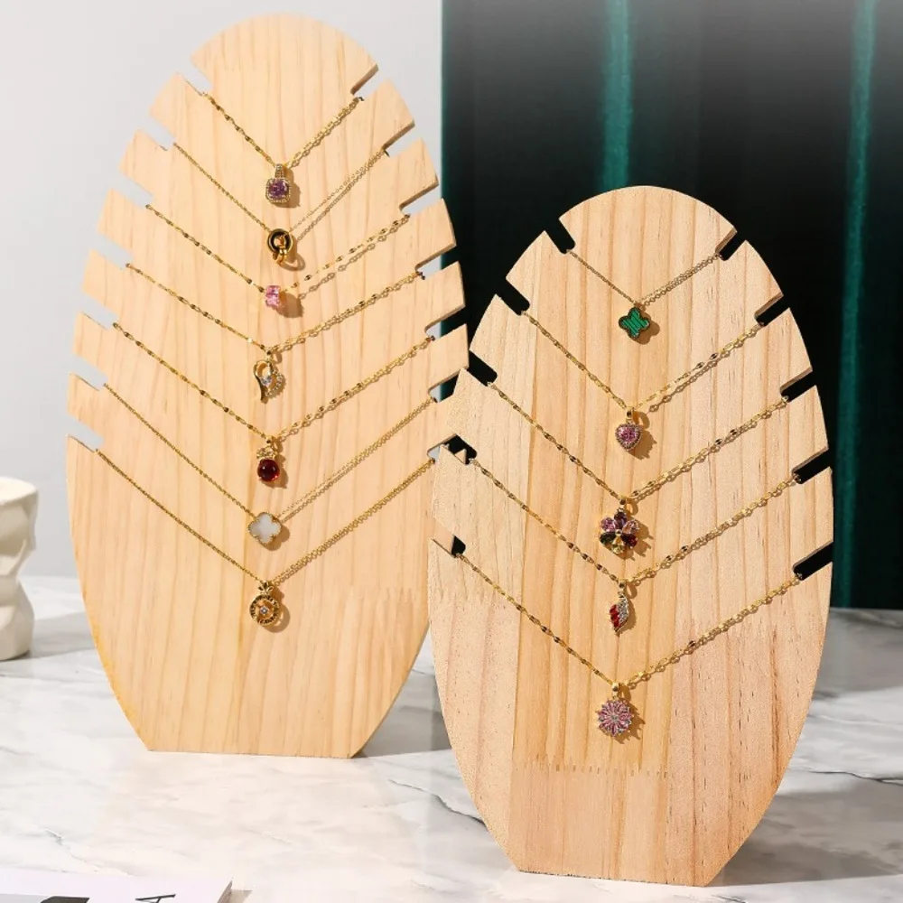 Деревянная доска для ожерелья в форме пламени подвесная стойка подвесной