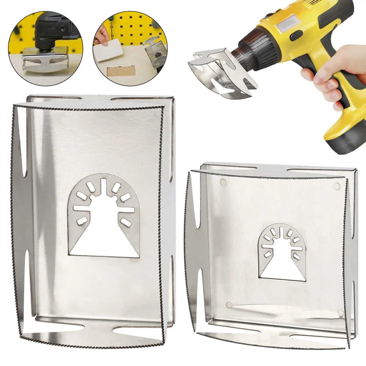 

Режущий инструмент для резки квадратных пазов, режущий инструмент, одношаговый Режущий инструмент для обработки дерева, гипсокартона, плас...