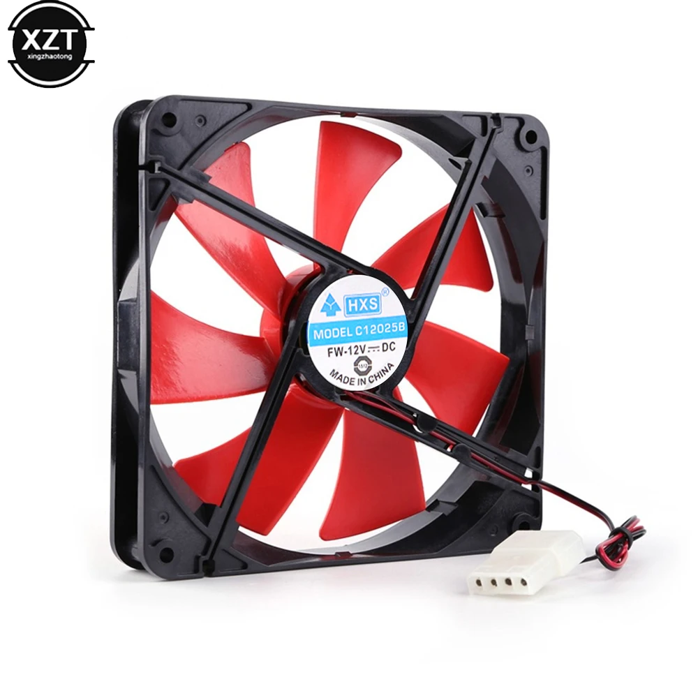 

For PC Chassis Radiating 12V 4 Pin 140mm DC Silent CPU Cooling Fan High Airflow 2300RPM Speed Adjustable Computer Cooler Quiet