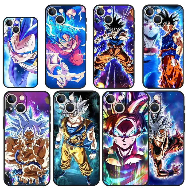 

Phone Case For iPhone 11 12 13 Pro Max Mini 7Plus 7 8 6 6S Plus XS Max XSMax XR X SE(2020) 5 5S Anime Dragon Ball Cool Son Goku