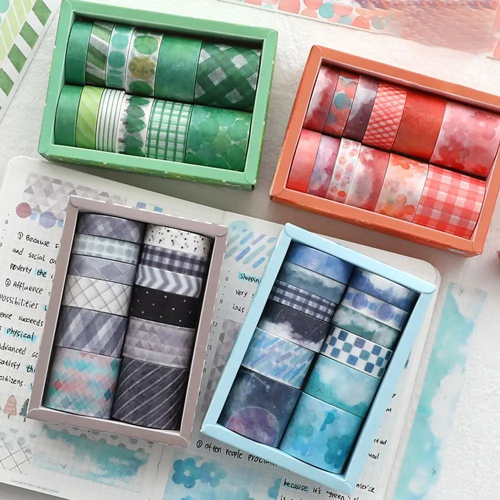 

Literary Scrapbooking INS Little Fresh Creative Stationery DIY Material Decorative Stickers Hand Account Washi Tape