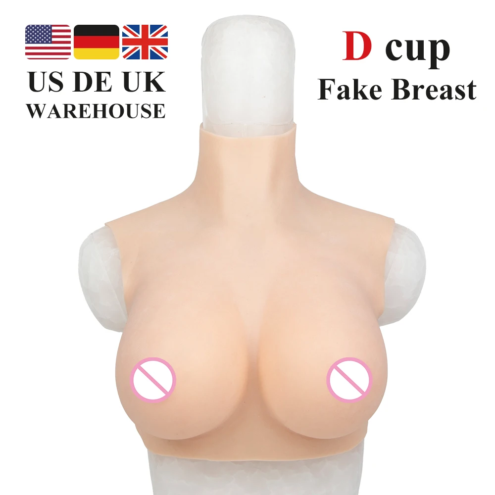 

D Cup Crossdressing Fake Boobs Silicone Breast Forms Tits For Drag Queen Shemale Transgender Crossdressers Cosplay