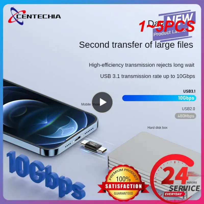 Адаптеры OTG типа C на TypeC, 3,1 Gen2, 10 Гбит/с, 1 ~ 5 шт.