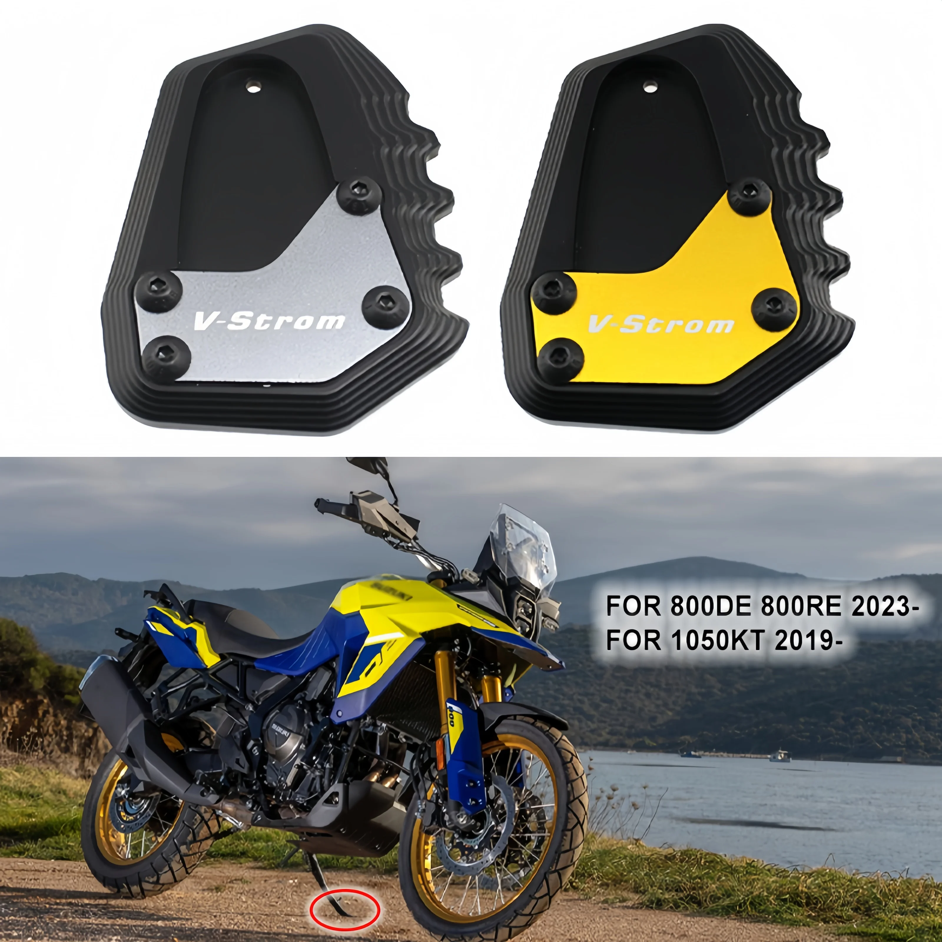 Для Suzuki VStrom 800DE 800RE VSTROM 800 DE RE 2023- DL1050XT DL1050 XT 2019- Мотоциклетная подставка для ног