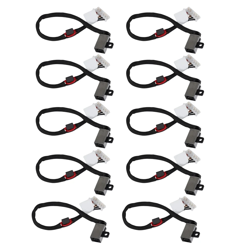 

10X New DC Power Jack Cable Socket For Dell Inspiron 15-5000 5555 5558 DC30100UD00