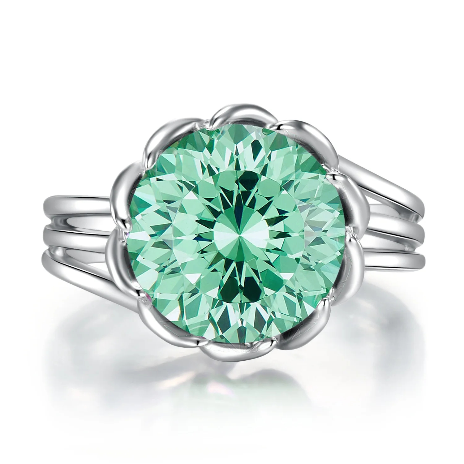 

Кольцо женское из чистого серебра с лотосом, 2022