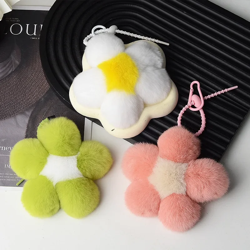 Плюшевые Растения плюшевый брелок Partysu сумка подвеска цветочный орнамент милое