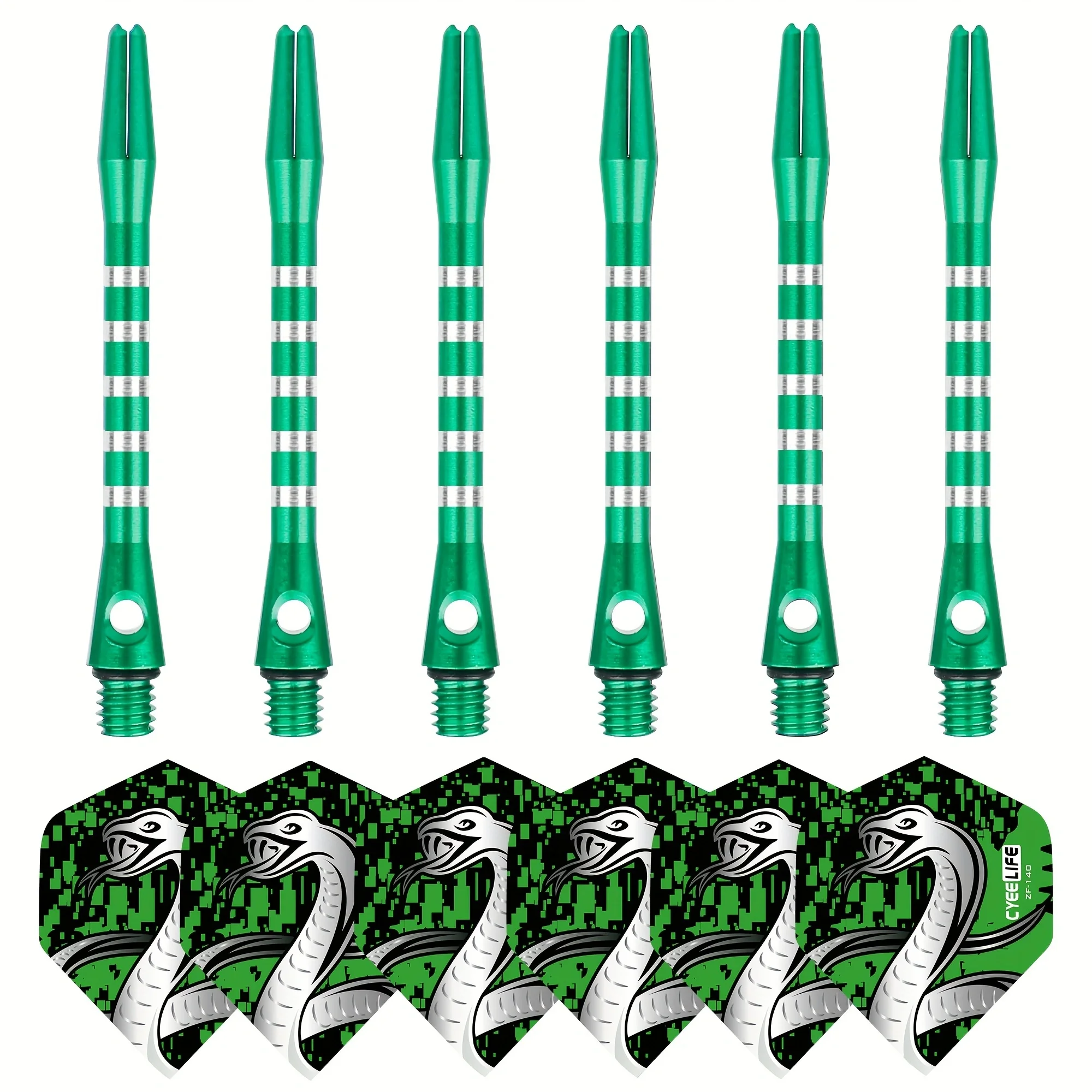 Cyeelife аксессуары для игры в Дартс: 6 алюминиевых стержней (2ba)+ хвостовых плавников