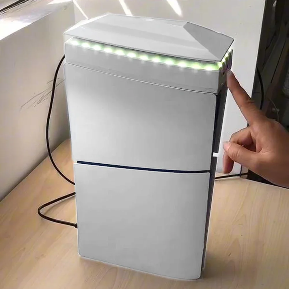 Вентилятор для консоли PS5 Slim от VKTECH Tonka с радиатором RGB-подсветкой пылезащитного