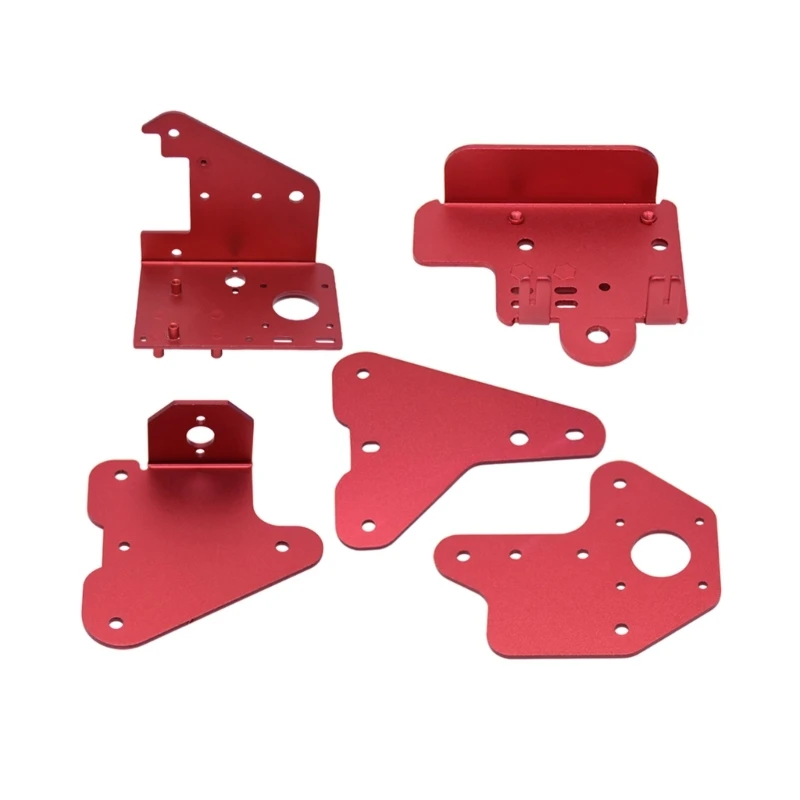 

5Pcs/Set Printer Extruder Bracket for CR10S XZ Back Plate Fixing Plates Set for 3D Printing Extruder CR-10S