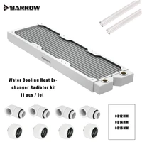 barrow water cooling liquid heat ex changer 120240360mm radiator kitpetg hard tubeconnector90 degree rotary fitting g14