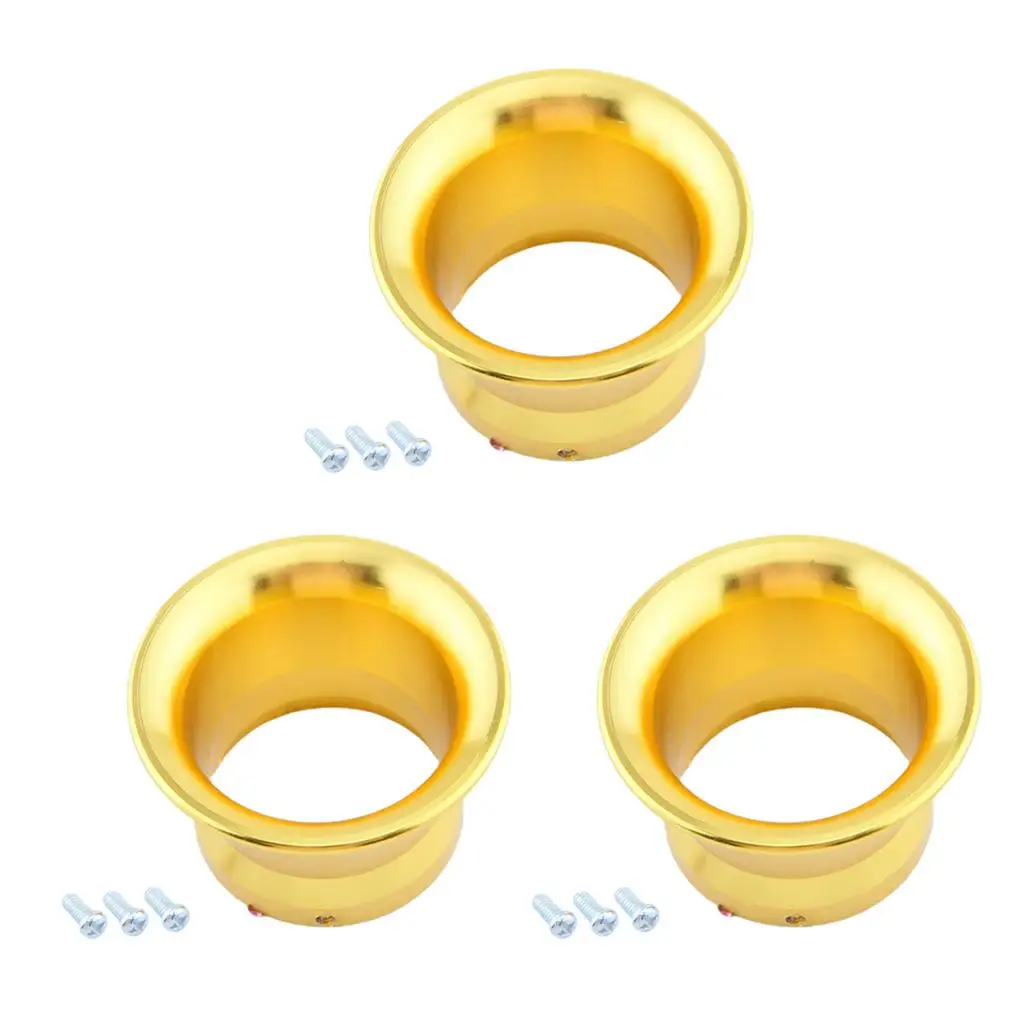 

3pcs Stack Kit For PWK24 / 26 / 28 / 30 Carburetor Intake Yellow