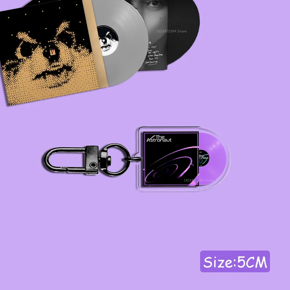 Акриловый мини-брелок с виниловой пластиной Kpop альбом GOLDEN MUSE LAYOVER FACES INGIDO брелок