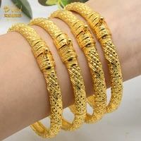 aniid 4pcslot ethiopian gold plated jewelry bangles for women arabic charm bangles indian luxury bride wedding gifts wholesale