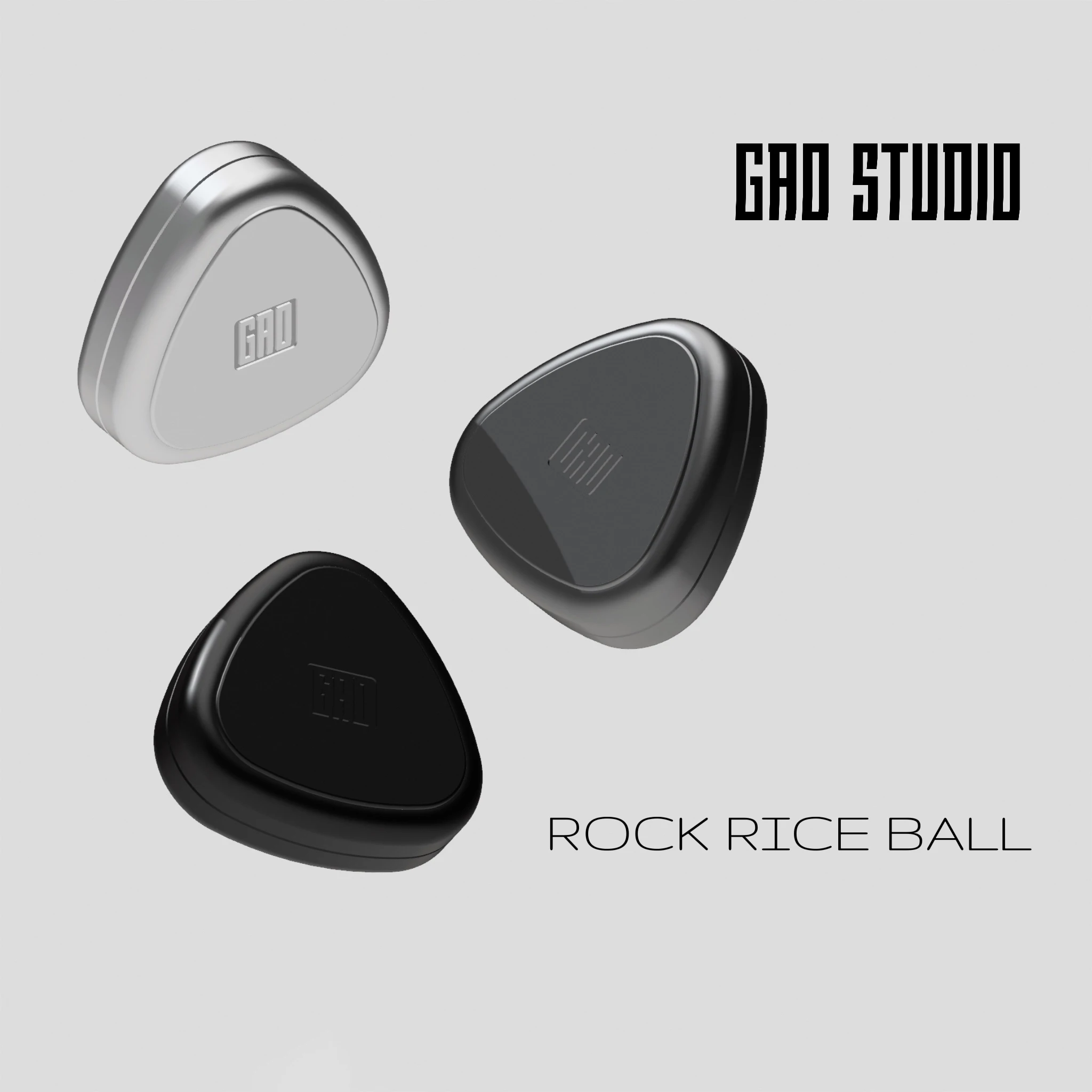 GAO STUDIO RICE BALL 2.0 Magnetic Push Card Fitget Toys Anti Estres