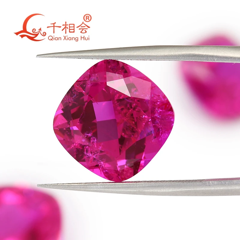 Розово-розовый/морганит розовый цвет подушка созданная в лаборатории выращенный