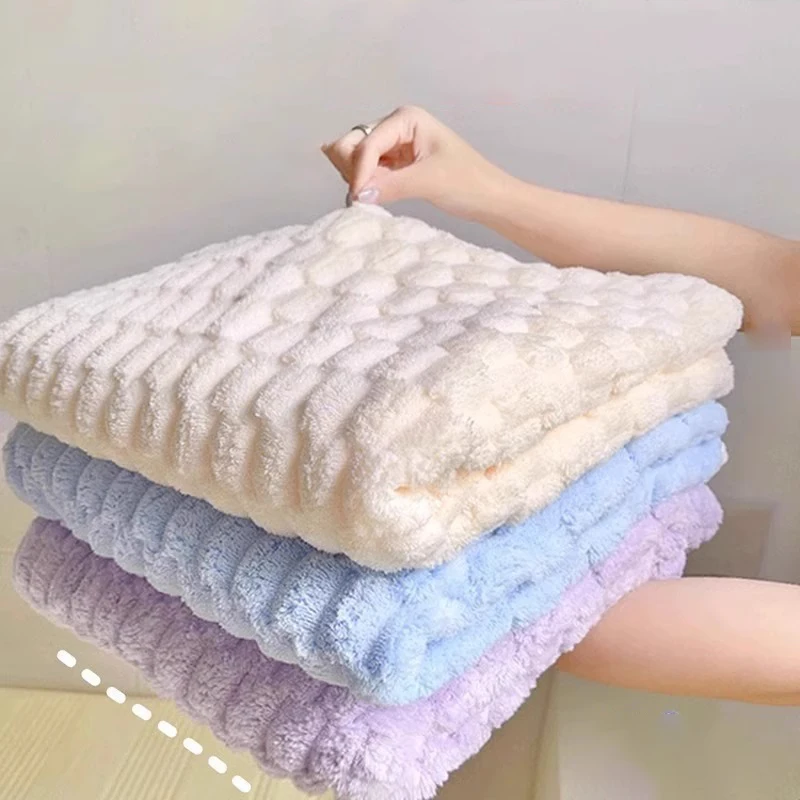 1 шт. мягкое утолщенное полотенце для лица из кораллового флиса водопоглощающее и