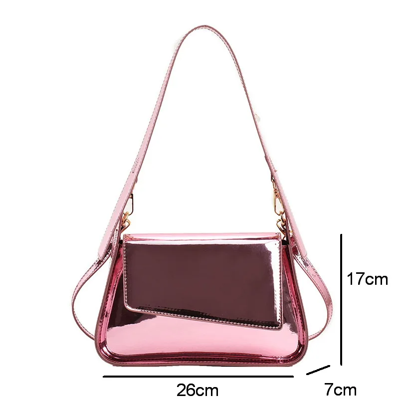 FUNMARDI Trendy Bright Color Ladies Shoulder Bag High Quality Female Handbags PU Leather Underarm Women's Bag Crossbody WLHB3329